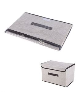 Caja de Almacenamiento de Tela No Tejida de Algodón, Plegable, de Cinco Capas, Grande, para Ropa, Juguetes, Ropa de Cama, Duradera, Resistente al Agua - Product Image 2