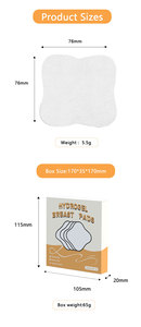 Vendita calda monouso <span class=keywords><strong>in</strong></span> idrogel Pad di raffreddamento del <span class=keywords><strong>seno</strong></span> che allatta il capezzolo scudo per alleviare il dolore e il dolore durante l'<span class=keywords><strong>allattamento</strong></span> - Product Image 3