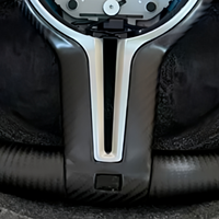 Volant de voiture en cuir et fibre de carbone MP-Sport pour modèles BMW F32 F30 F10 F20 F21 F22 F15 F16 F45 F33 E70 E90 E81 E82 X1 X2 X3