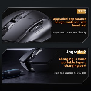Ratón Inalámbrico <span class=keywords><strong>INPHIC</strong></span> F1 2.4G, Ergonómico, Silencioso, con Botones de Clic Silenciosos, Fotoeléctrico - Product Image 3
