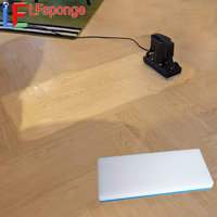 Tampon de polissage de sol portable en mélamine, Nettoyeur de sol portable pour nettoyage en profondeur des sols durs, sans produits chimiques, sans rayures, entretien des carreaux