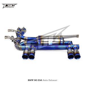 Silenciador de <span class=keywords><strong>escape</strong></span> de coche de <span class=keywords><strong>escape</strong></span> de eje de alta calidad Boska para <span class=keywords><strong>BMW</strong></span> M3 <span class=keywords><strong>E46</strong></span> L6 3.2L 2004-2006 sistema de <span class=keywords><strong>escape</strong></span> de carreras azul titanio - Product Image 2