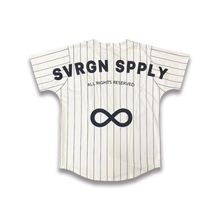 Camiseta de Béisbol a Rayas para Adultos, Personalizable con Logotipo de Equipo y Diseño de Impresión por Transferencia de Calor, Color Sólido, Ropa Deportiva Lisa, Tallas Grandes, Protección Anti-UV - Product Image 3