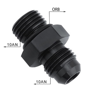 Jiax 10An To 10An Fuel <b>Pump</b> Rail <b>Adapter</b> Orb Threaded Straight Pipe Connector For Retrofit Upgrade - Product Image 1