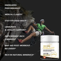 Gummies de Shilajit organique de l'Himalaya Aeglewell, complément alimentaire à base de plantes pur et naturel pour homme