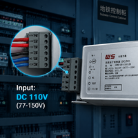 Convertisseur CC-CC ferroviaire en gros avec module de commutation 110V vers 12V, norme EN50155, unité d'éclairage de métro anti-vibration