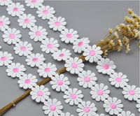 15 Yards Daisy Zon Bloem Kant Geborduurde Trim Linten Voor Naaien En Art Ambachtelijke Projecten