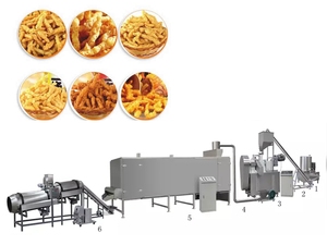 Buen precio y alta calidad China Precio bajo Kurkure/ Cheetos/ Nik Naks Máquina para hacer bocadillos Línea de producción - Product Image 3