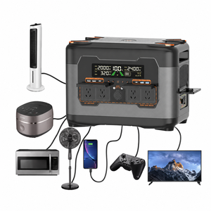 Station d'alimentation portable haute capacité 300W 700W 1200W 2400W, générateur solaire pour le camping en plein air et la sauvegarde à domicile - Product Image 3