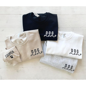 Up2ournecktessuto, <span class=keywords><strong>felpa</strong></span> personalizzata per mamma <span class=keywords><strong>cane</strong></span>-<span class=keywords><strong>felpa</strong></span> da donna con zampa regalo per cani Grey - Product Image 6