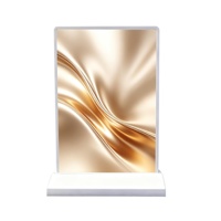 Panneau publicitaire lumineux LED rechargeable double face à haute luminosité, à clipser, pour affichage de prix, comptoir de bar, boutique de thé au lait