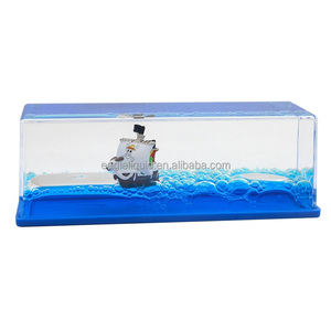 Prensa-papeles de acrílico personalizado con diseño de crucero insumergible, decoración de escritorio de oficina, <span class=keywords><strong>barco</strong></span> insumergible, artículos de papelería con diseño de olas, juguetes educativos - Product Image 1
