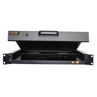 Commutateur KVM LCD 1U pour rack, 8 ports VGA, console économique tout-en-un, serveur de contrôle 19 pouces, 1280x1024, garantie 3 ans
