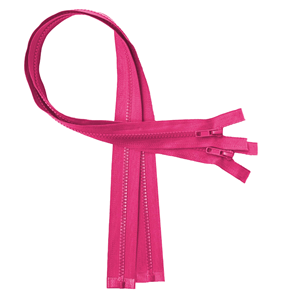Fermeture éclair en nylon plastique à glissière ouverte de haute qualité avec curseur autobloquant pour vêtements, sacs, vestes et articles d'habillement - Product Image 1