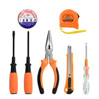 7 pièces bricolage ménage Mini ensemble d'outils multi-fonctionnel tournevis couteau outils à main ensemble boîte pinces outil mécanique