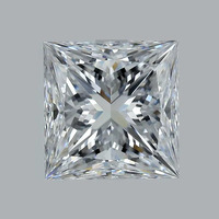 D Gleam Jewels Yüksek Kaliteli Laboratuvarda Yetiştirilmiş Prenses Kesim Elmas Parlak Cilalı 10/10 Sertlik Mükemmel Kesim VVS Berraklık Uygun Fiyat