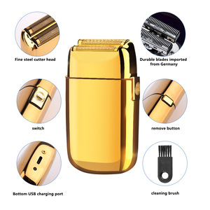 Mini Machine à raser Portable sans fil Rechargeable pour hommes, ensemble de <span class=keywords><strong>tondeuse</strong></span> à <span class=keywords><strong>barbe</strong></span> réglable de <span class=keywords><strong>bonne</strong></span> qualité - Product Image 2
