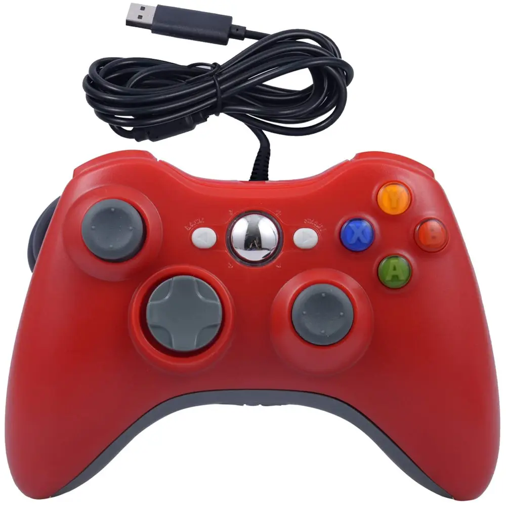 Honcam Manette Mandos Usb Wired Gamepad Controller for Microsoft Xbox 360, PC