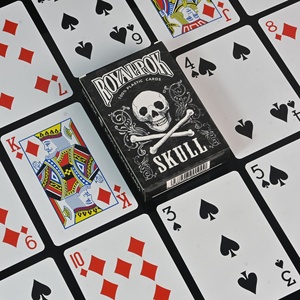 <span class=keywords><strong>Carte</strong></span> da Gioco in PVC ROYALPOK con Disegni <span class=keywords><strong>di</strong></span> Teschi e Castelli, Stampa ad Alta Definizione, Disponibili per Spedizione Internazionale - Product Image 2