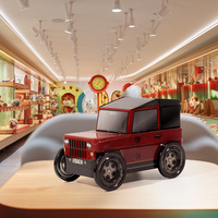 Modélisation de voiture de puissance créative pour enfants Boîte de fer à modeler Boîte à crayons en fer blanc Cadeau d'anniversaire pour enfants