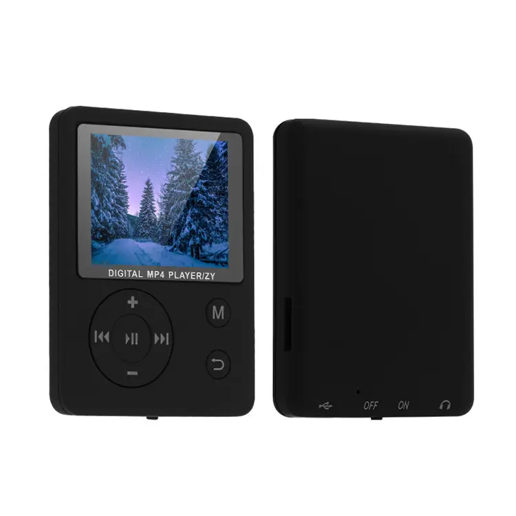 Factory wholesale high-quality mp3 music player 1.8-inch LCD display video player mp4 with headset and USB cable