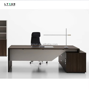 Mobilier design moderne en bois Mfc Usine Bureau exécutif Gestionnaire de bureau - Product Image 1