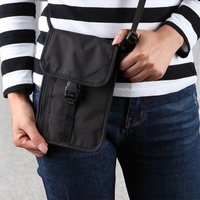 Bolsa de Cuello con Bloqueo RFID de Nuevo Diseño 2025, Cartera Colgante para el Cuello, Bolsa de Viaje Personalizada, Talla Única para Viajes