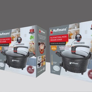 หม้อไฟฟ้าอเนกประสงค์ Hoffmans HM-3032 ขนาด 8 ลิตร 1500 วัตต์ ขนาด 32 ซม. สำหรับทำอาหารตุ๋นในครอบครัว เครื่องใช้ไฟฟ้าในครัวเรือน ความจุขนาดใหญ่ 8 ลิตรสำหรับครอบครัว - Product Image 4