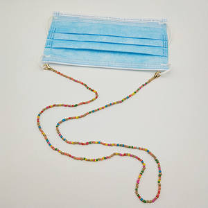 Anti-perdido cuentas gafas máscara cuello cadenas Correa collar cara adhesiva titular de la cadena - Product Image 6