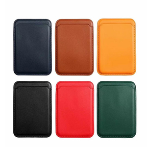 อุปกรณ์เสริมโทรศัพท์มือถือแบบแม่เหล็ก ที่ใส่บัตรหนัง PU สำหรับ iPhone 12 13 14 Pro Max กระเป๋าแม่เหล็ก - Product Image 4