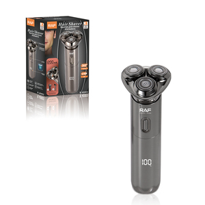 RAF USB Rechargeable Hair <b>Shaver</b> 7000RPM High-Speed Motor Floating Triple-Blade Head Smart Digital Display for Daily Grooming - Product Image 6