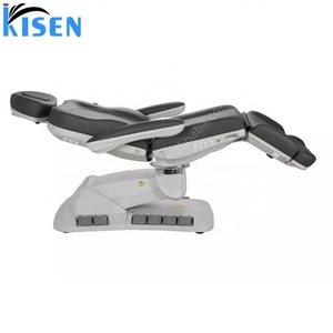 Kisen Popular Black Beauty Salon Furniture Treatment Bed 3 4 Motors <b>Electric</b> Salon Cosmetic Lash Massage <b>Table</b> With Foot Control - Product Image 2