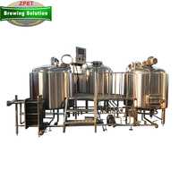 Système de brassage commercial 2000L 20BBL 2500L pour brasserie, équipement de brassage à vendre
