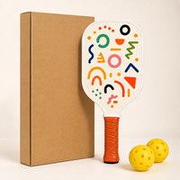 Raquette de pickleball en fibre de verre pressée à froid, modèle d'entrée de gamme, directement de l'usine, pour l'approvisionnement en gros aux clubs sociaux et aux programmes d'activités familiales