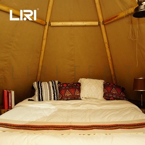 Tente <span class=keywords><strong>tipi</strong></span> de camping en plein air imperméable pour 2 personnes, adultes avec <span class=keywords><strong>lit</strong></span> - Product Image 4