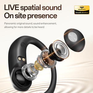 Audífonos Intrauditivos Semi Inalámbricos M140 al por Mayor, con Gancho para la Oreja, Sonido Estéreo HiFi, Resistentes al Agua, con Pantalla LED Digital, Audífonos TWS - Product Image 3