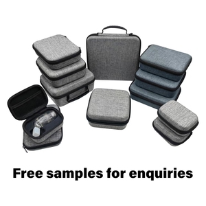 Không Có Moq Nhà Sản Xuất Tùy Chỉnh Không Thấm Nước Nylon + Nhung Vỏ Cứng Hộp Điện Tử Các Mặt Hàng Lưu Trữ Trường Hợp Đầy Màu Sắc Dây Kéo Chống Sốc EVA - Product Image 4