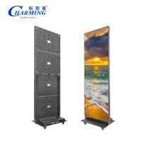 Pantalla LED Plegable para Interiores, Paso de Píxeles P2.22, Protección GOB, Sistema de Audio, Brillo de 700CD, para Comercios y Exposiciones