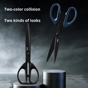 Kích Thước Nhỏ An Toàn Màu Đen Lưỡi Thép Không Gỉ Không Dính Giấy Kéo Văn Phòng Tinh Tế Sử Dụng <span class=keywords><strong>Deli</strong></span> Kéo Cho Thủ Công Giấy - Product Image 2