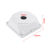 Caja de plástico ABS impermeable para conexiones, caja de conexiones de cables para exteriores, soporte de montaje en techo para cámara CCTV