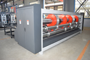 Máquina ranuradora rotativa de alimentación de cadena de precio de calidad de fábrica para hacer cajas de cartón corrugado - Product Image 2