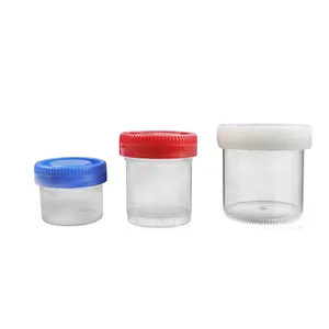 Taza de prueba de orina para laboratorio de calidad, contenedor de muestra de orina estéril de 40 ml, 120 ml