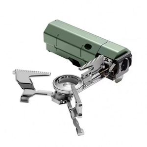 Portable 2600W Stainless Steel Self-driving Gas <b>Stove</b> Ignition Foldable Outdoor Camping Hiking BBQ Grill Cooker Manual Travel - Product Image 1