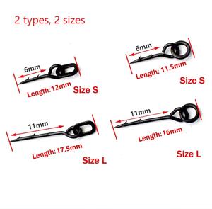 Accessoires de pêche à la <span class=keywords><strong>carpe</strong></span> Terminal Tackle Boilie Vis Spike Aiguille d'appât de pêche avec anneau solide <span class=keywords><strong>Carpe</strong></span> pour Ronnie Carp Rigs - Product Image 4