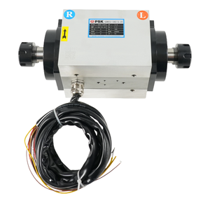 Moteur de broche à refroidissement par air à deux têtes GDR52-18Z/2.2S avec roulement pour perceuse 220V/380V 18000RPM Collet ER25 GDR52-18Z/2. - Product Image 2