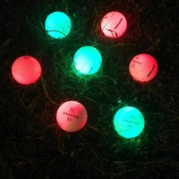 Balles de golf LED personnalisées avec logo XJT B11, 3 pièces, en Surlyn, pour événements de golf nocturnes et cadeaux d'entreprise