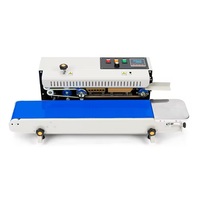 Machine de scellage continu FR-900, scelleuse à bande automatique, convoyeur horizontal pour emballage alimentaire en sacs plastiques, certifiée CE