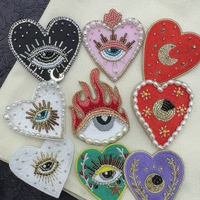 Nouveaux patchs en feutre 3D faits à la main à coudre avec paillettes et PVC pour la décoration de chapeaux, sacs et vêtements (personnalisables)
