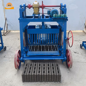 Máquina de bloques de hormigón huecos con ruedas grandes, diésel, para la fabricación de ladrillos - Product Image 2