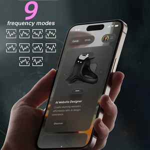 Leistungsstarker Penisring-<span class=keywords><strong>Vibrator</strong></span> zur Verzögerung der Ejakulation für Männer, für Längeres und Härteres Erektionen, Penis-Massagegerät, Erotikspielzeug ab 18+ - Product Image 3